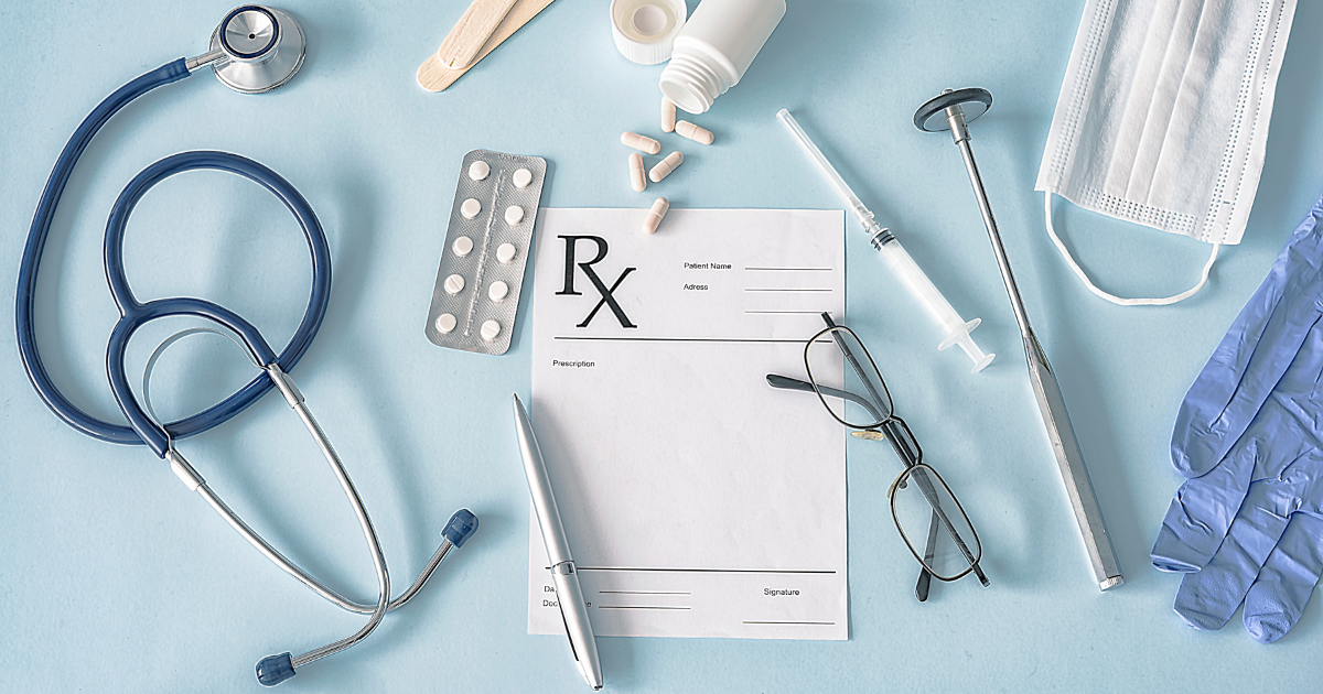 Medical prescription tools representing executive health programs and concierge primary care in Las Vegas