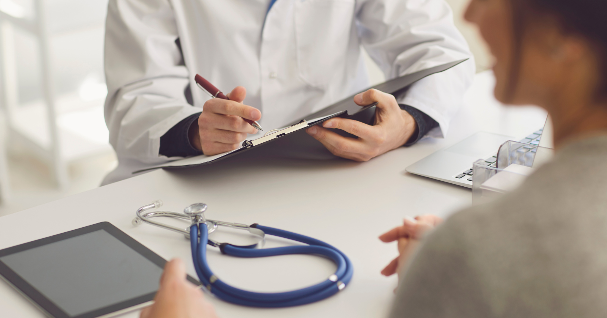 Physician providing women’s concierge healthcare in Las Vegas during a personalized consultation focused on preventive health screenings and wellness planning for women over 35.