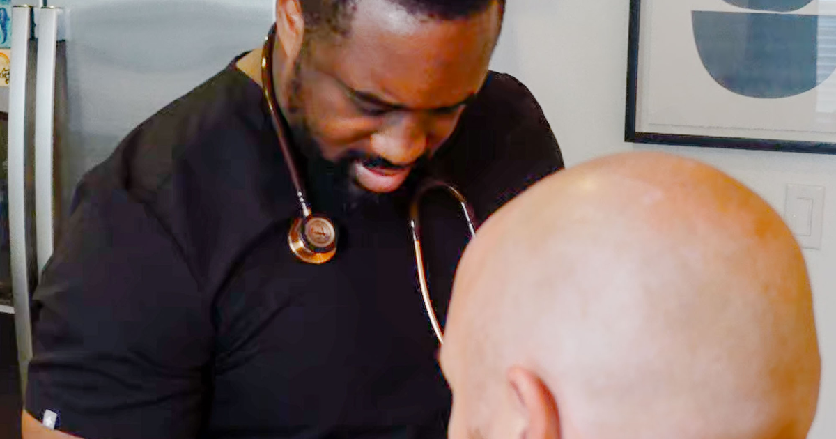 Concierge physician in Las Vegas discussing chronic disease management with a patient